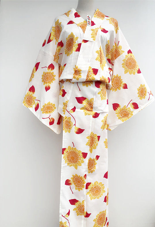 出口日本全棉和服浴衣多花花色单件衣服清仓促销舞台演出