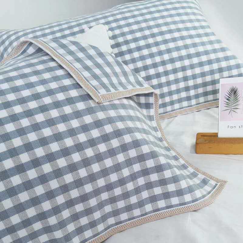 纯棉头巾天防夏天防单人落枕老粗不脱防滑全棉枕巾