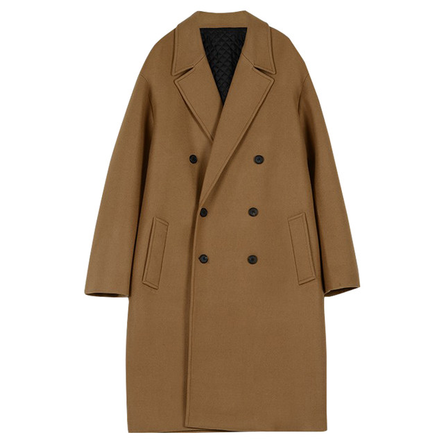 CJHOMME woolen dress male new thick Korean version of the wilder shoulder long section 2020 winter wool CJHOMME woolen dress male new thick Korean version of the wilder shoulder long section 2020 winter wool