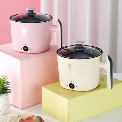 宿舍大学生小功率一锅多用网红懒人单人煎炒菜煮饭小型电煮锅1人