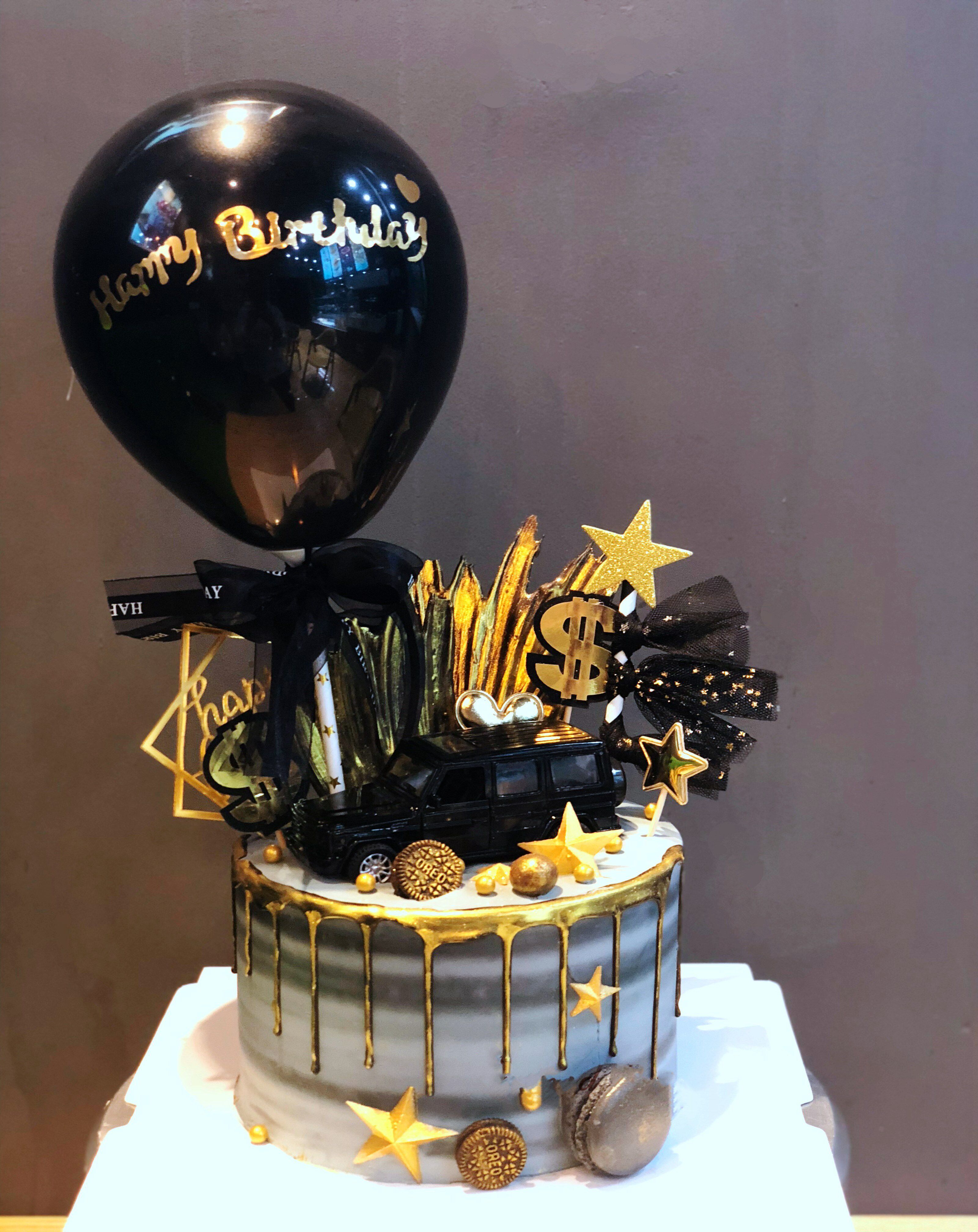 创意男孩生日蛋糕上海深圳广州同城配送网红男生新鲜蛋糕