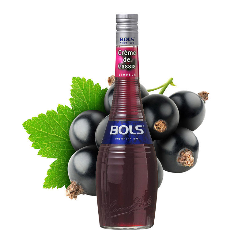 进口洋酒bols波士黑加仑力娇700ml甜酒利口酒鸡尾酒力娇酒