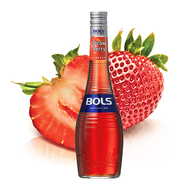 进口洋酒宝狮bols波士草莓力娇700ml利口酒鸡尾酒力娇酒