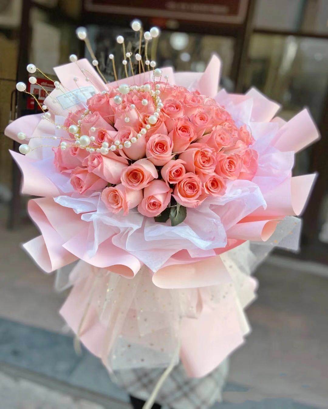 52朵玫瑰鲜花生日求婚表白泉州同城速递晋江鲜花速递同城