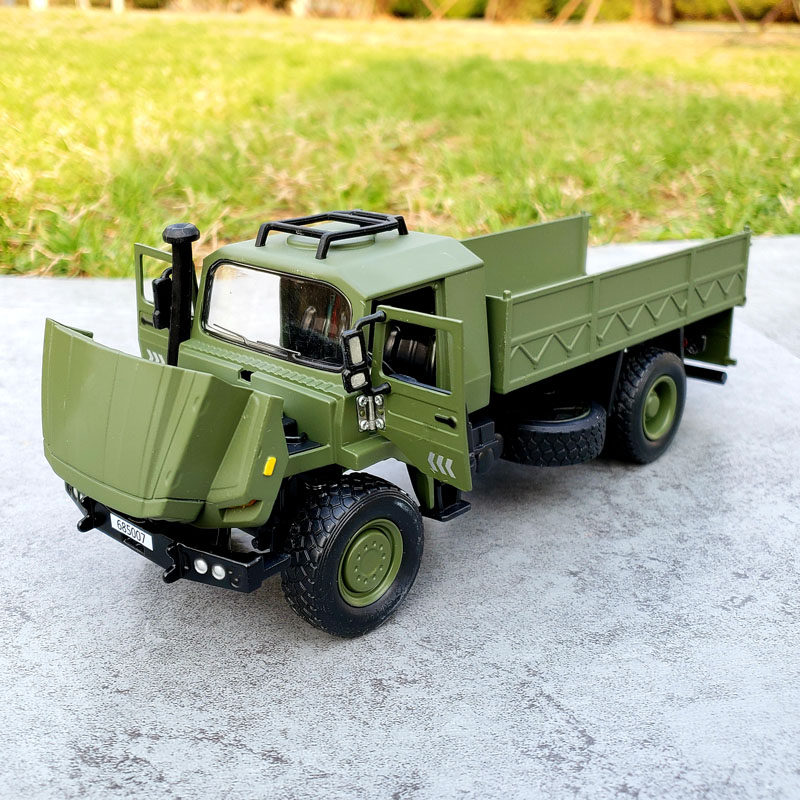 凯迪威合金军用卡车运输车金属仿真越野车军卡模型车模