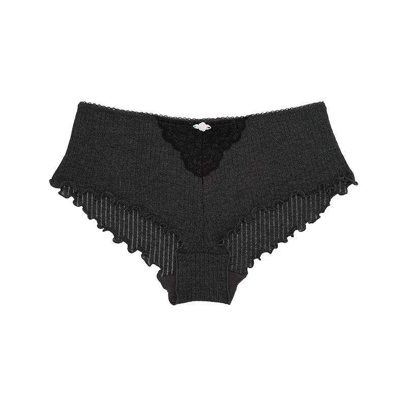 内裤5条6ixty8ight正品卡通低腰舒适三角裤女士黑色内裤