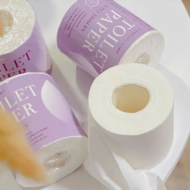 卷筒卫生纸ch22水溶厕纸卷纸四层纸巾原生木浆卷筒纸