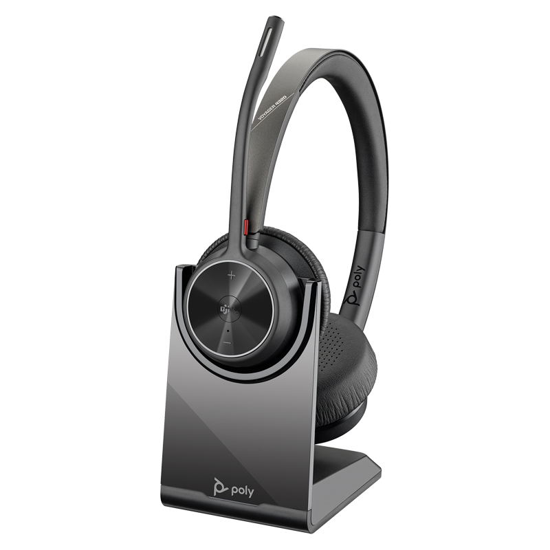 缤特力voyager4320双耳头戴降噪蓝牙办公视频会议话务无线降噪耳机