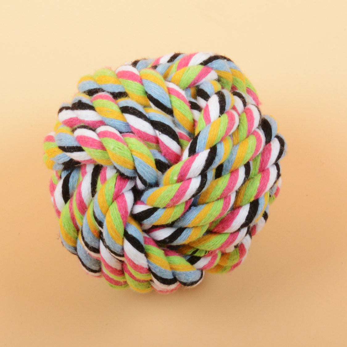 磨牙狗狗绳球宠物玩具绳结耐咬幼犬泰迪迪比熊雪橡胶球