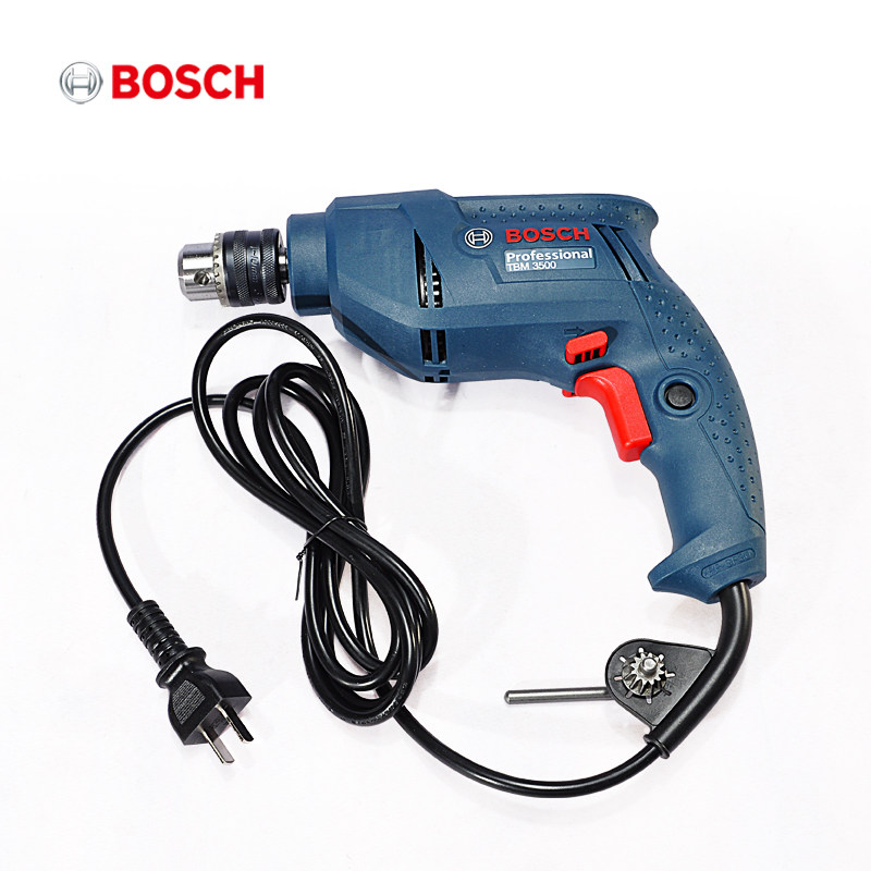 博世手提电钻电转家用带线手枪钻gbm345多功能打孔电动工具博士