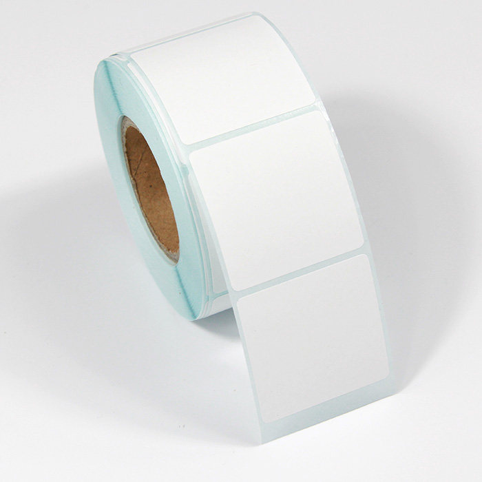 单排标签贴纸空白二维一维打印机条码方形不干胶标签打印纸