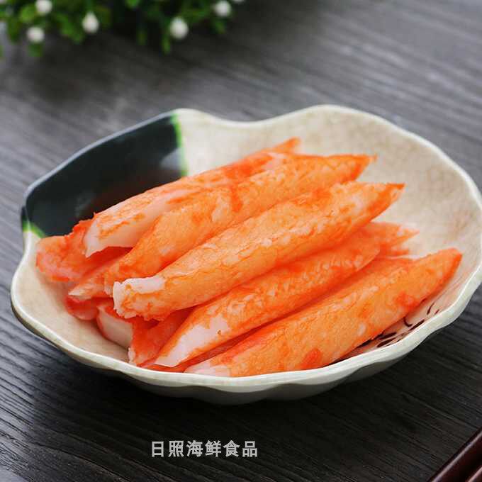 泰国原装进口蟹香鱼柳 蟹味柳仿蟹腿肉500g/包 寿司料理 开袋即食
