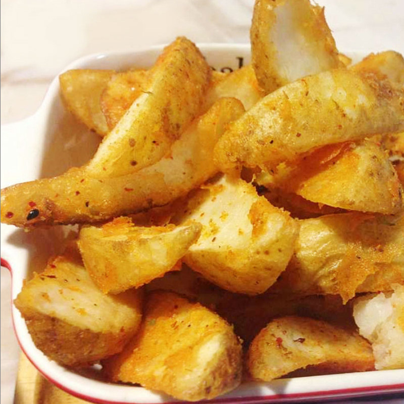 美国进口威斯顿x9120带皮薯角r12香葱味薯角整件薯类制品