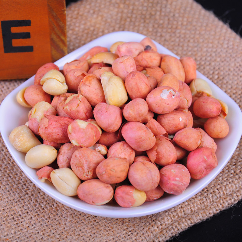 长领南乳花生150g5包五香熟花生米包装河南特产坚果炒货休闲零食
