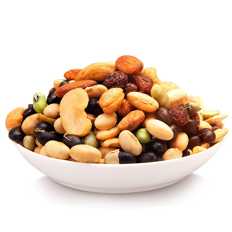 零食自然派果仁270g2罐原味干果坚果蚕豆青豆混合坚果