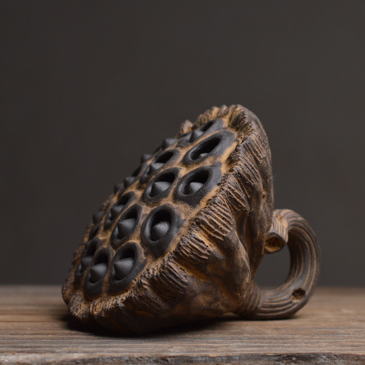 如合 招财吉祥莲蓬莲子多子多财茶宠茶玩摆件宜兴陶手玩子孙满堂