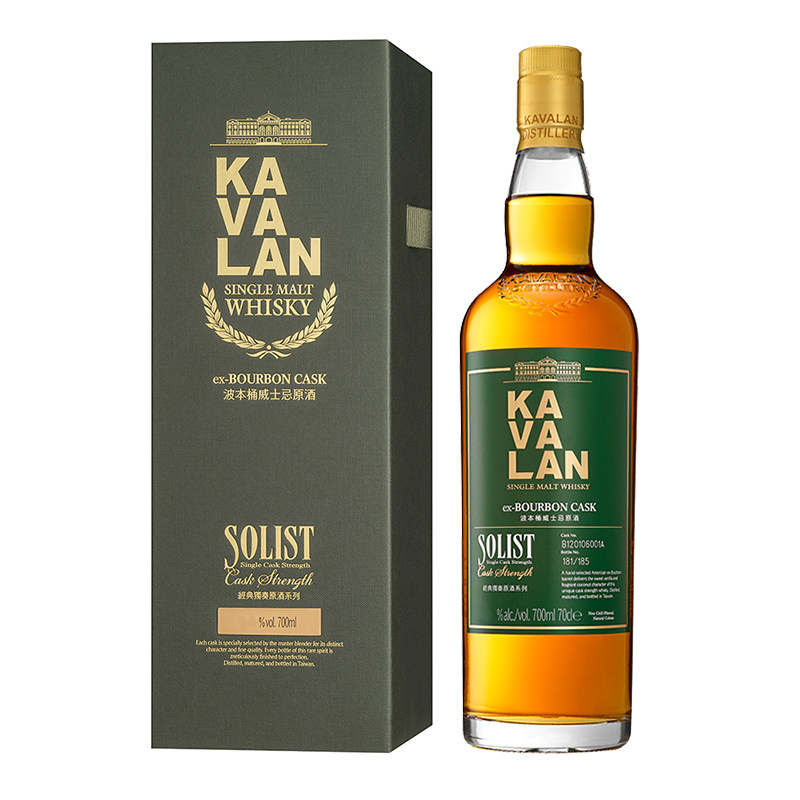 金车kavalan噶玛兰 经典独奏波本桶威士忌 700ml