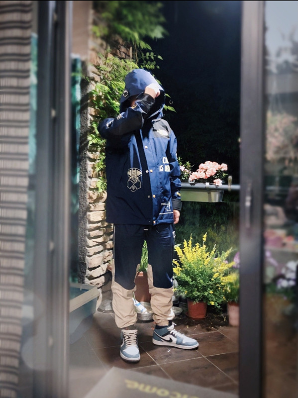 rich国语braindead脑死亡联名gtx涂鸦防水防风风衣