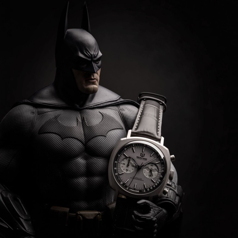 正品undonebatman蝙蝠侠钛合金夜光80th限量时尚潮流运动手表男