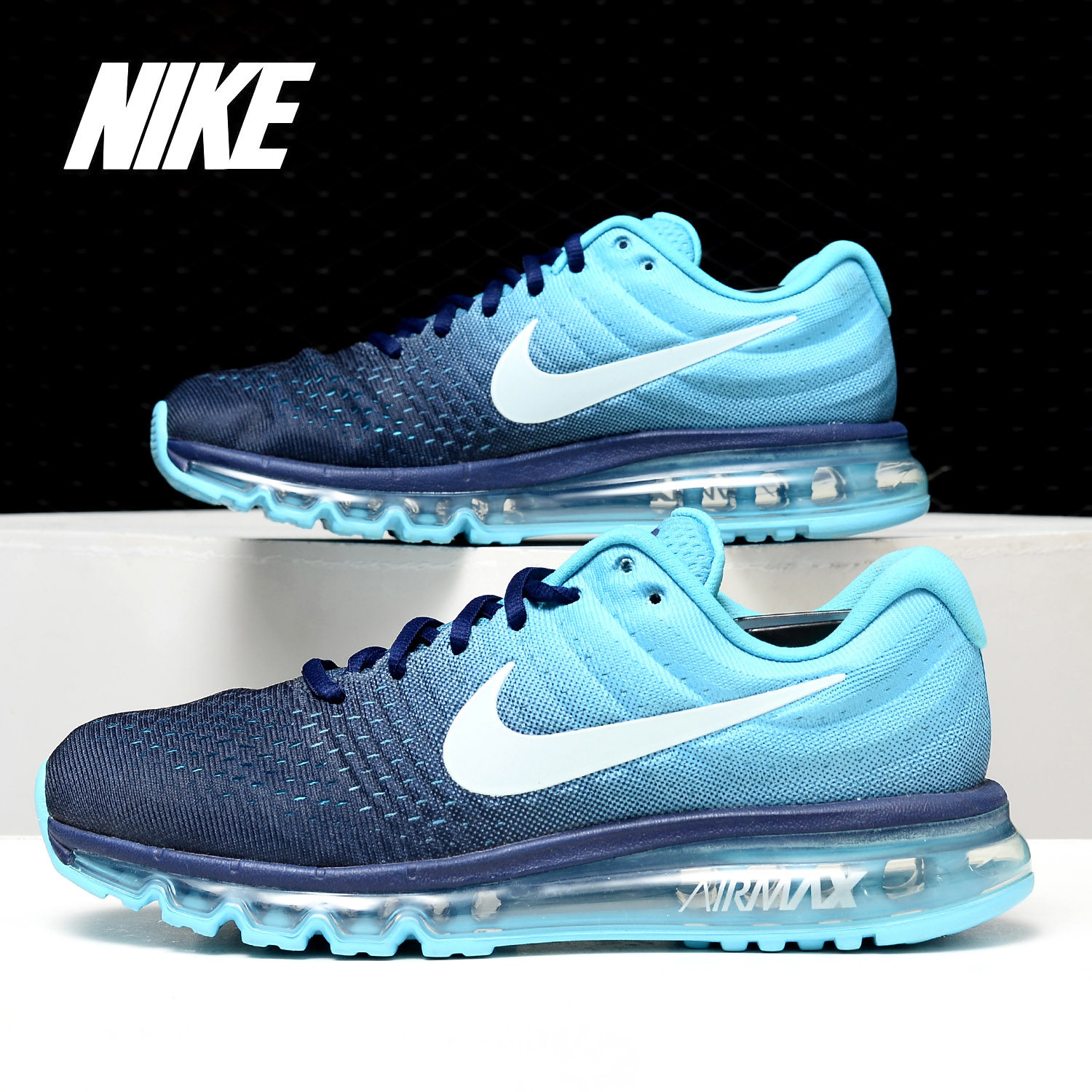 nike耐克正品airmax全掌气垫男子减震透气跑步鞋