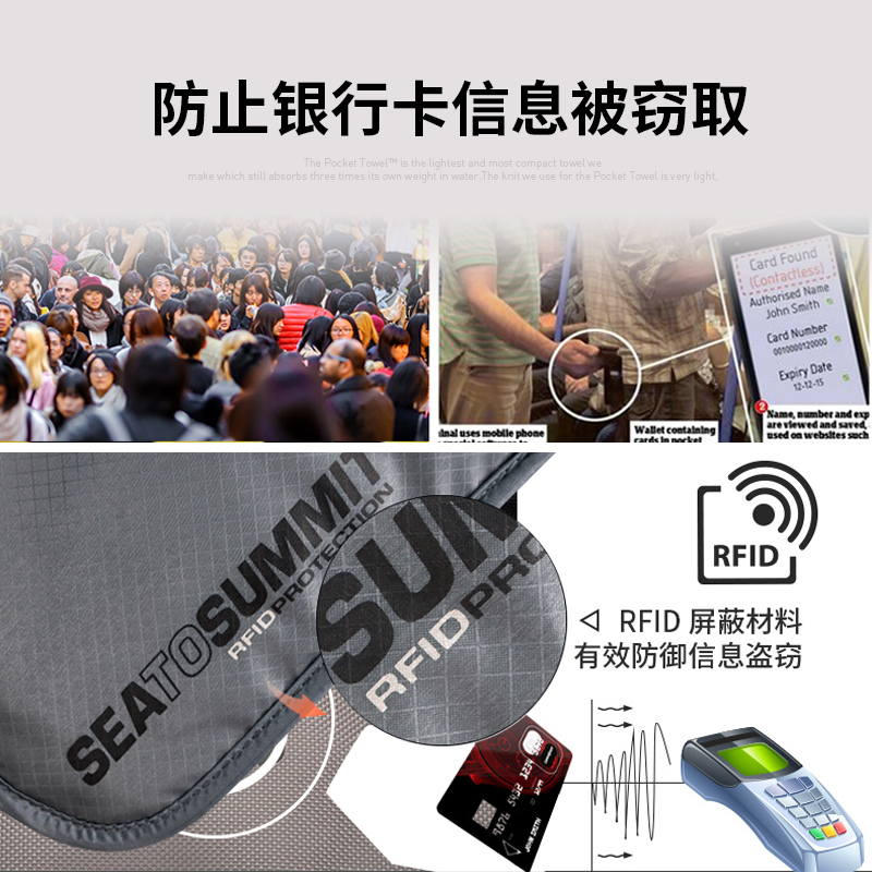 seatosummit护照夹旅行机票夹护照包收纳包 多功能证件包证件袋 - 图2