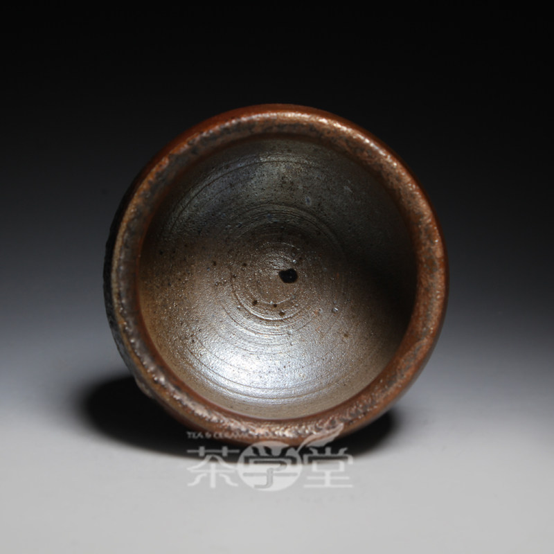 台湾陶艺师庄鹏达 柴窑 柴烧杯手拉坯茶杯cs12 纯手工 陶瓷茶具