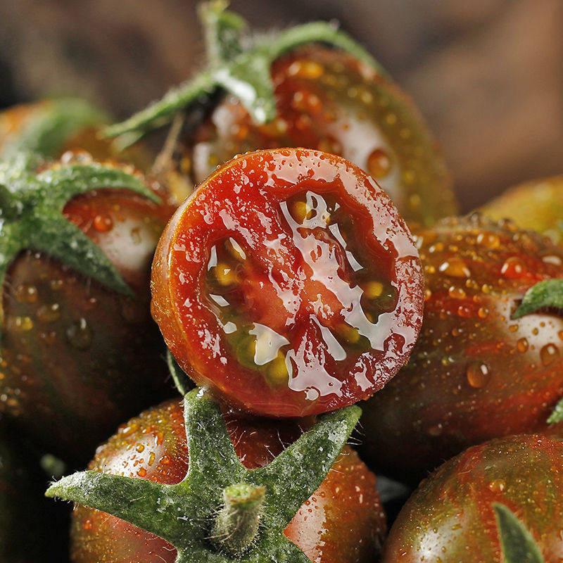 顺丰包邮3斤迷彩小番茄圣女果新鲜西红柿蔬菜水果柿子番茄