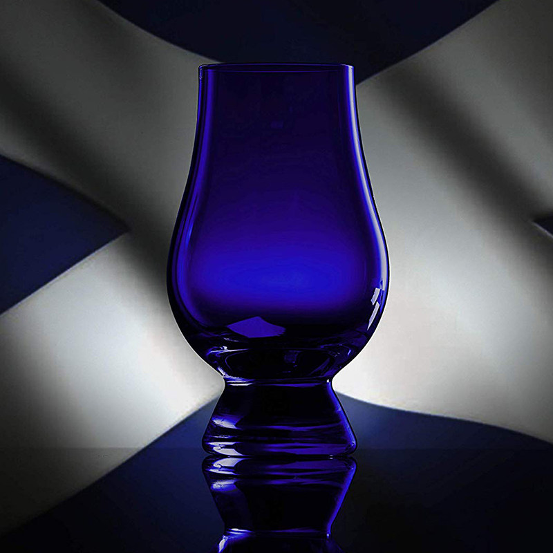 英国进口格兰凯恩glencairn水晶玻璃蓝色威士忌闻香洋酒