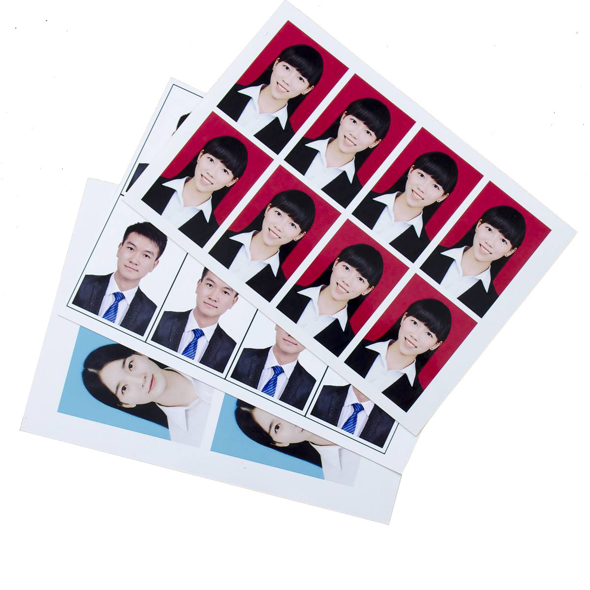 证件明星处理背景底色贴换大头贴大头冲印高清照片冲印