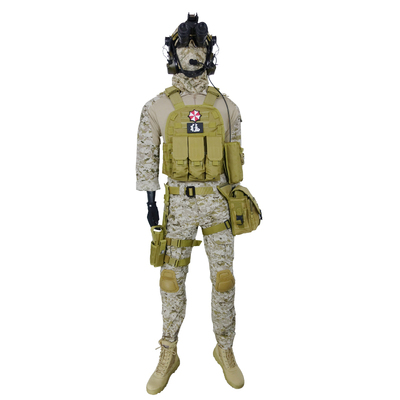 海豹突击队蛙服战术特种兵迷彩服套装男军装作训服战狼作战服夏装