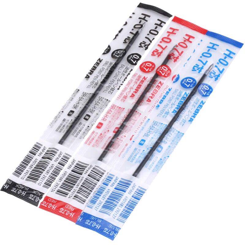 斑马笔芯圆珠笔包邮zebrah07适用bn1r8000替芯