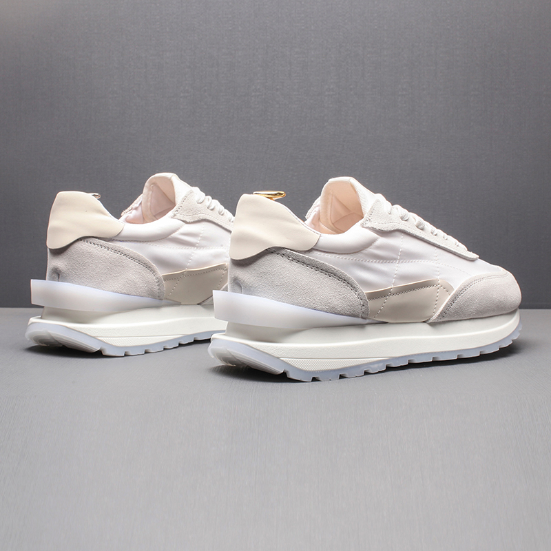 欧洲站男鞋薄款休闲鞋透气夏季帆布鞋百搭小白鞋子运动老爹鞋男潮