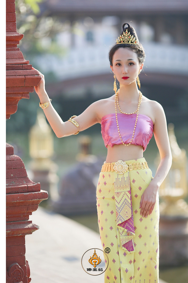 服饰傣王妃泰国服装傣族泼水节夏季会所足浴工作服民族服装
