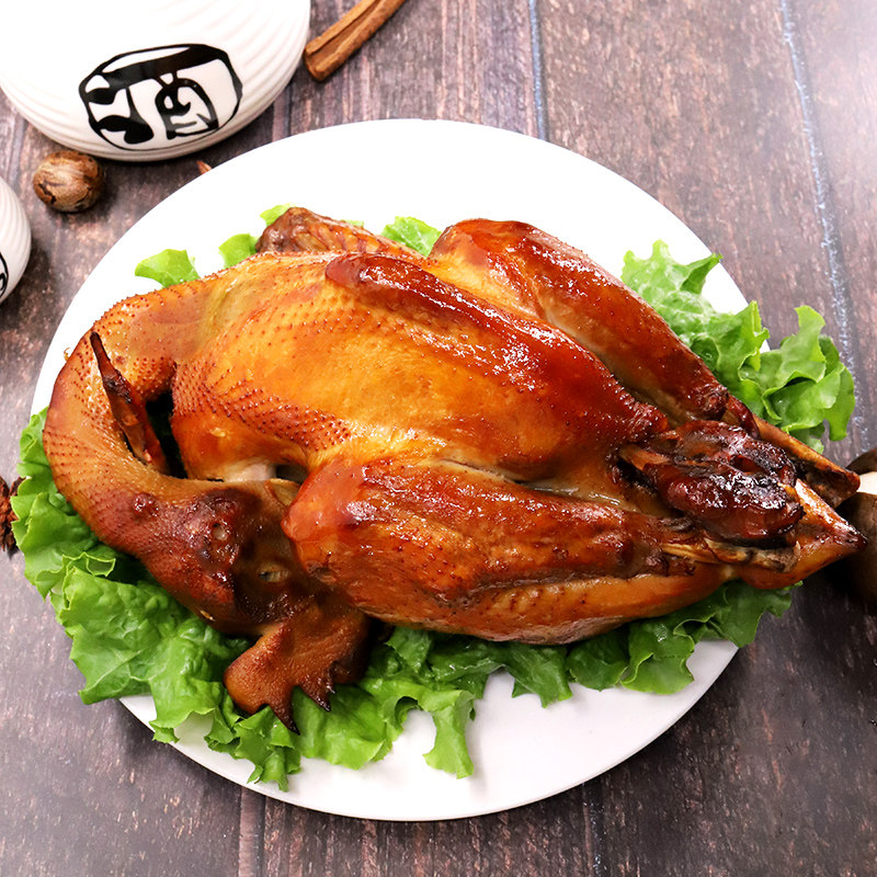 大午熏鸡特产美食肉食熟食即食真空烧鸡正宗熏鸡整只河北保定特产