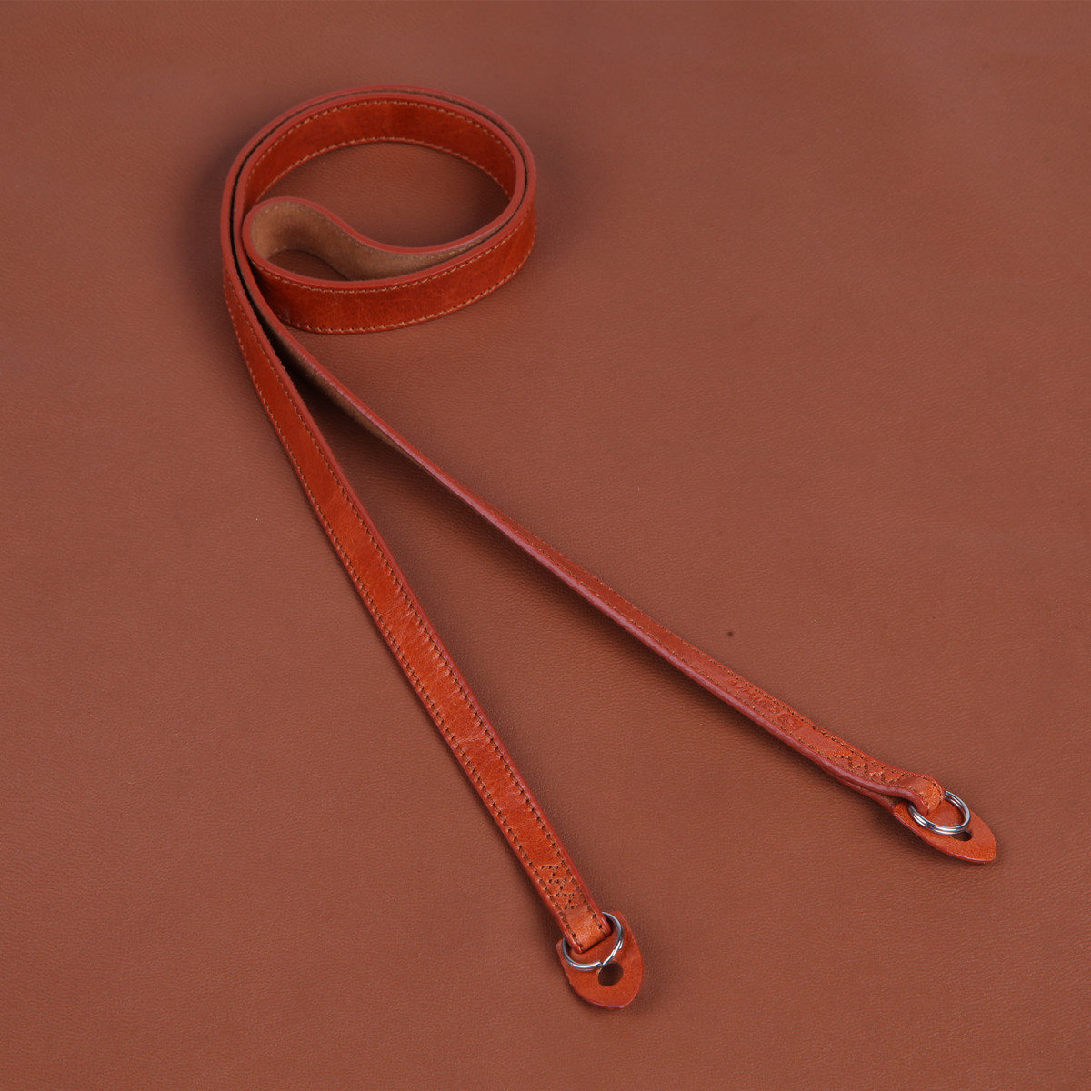 camin植鞣牛皮微单单反相机背带真皮肩带适用富士相机背带