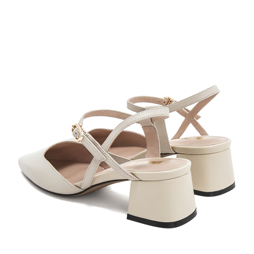 百丽凉鞋女2019夏新商场同款羊皮复古粗中跟休闲女凉鞋t6a1dbh9