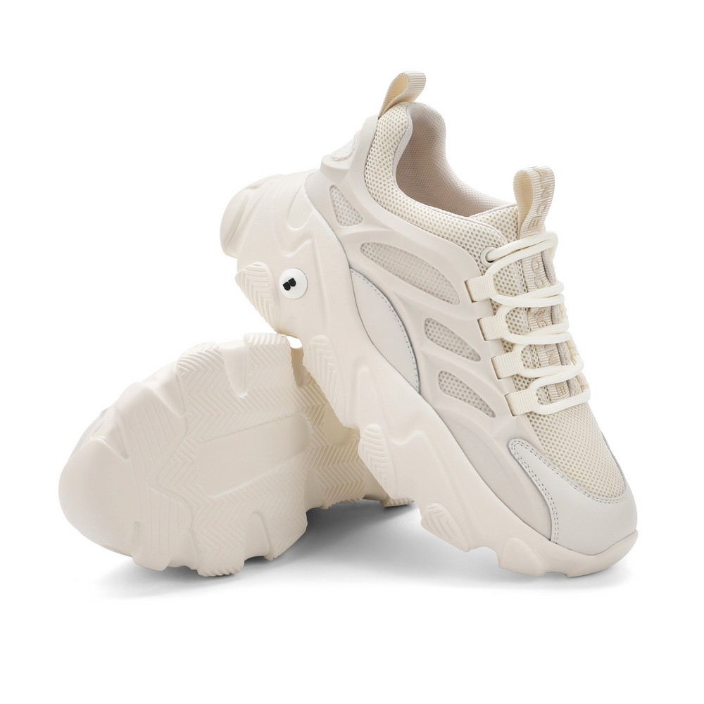 百丽老爹鞋女2021新女简约厚底透气潮流运动休闲鞋21280am1