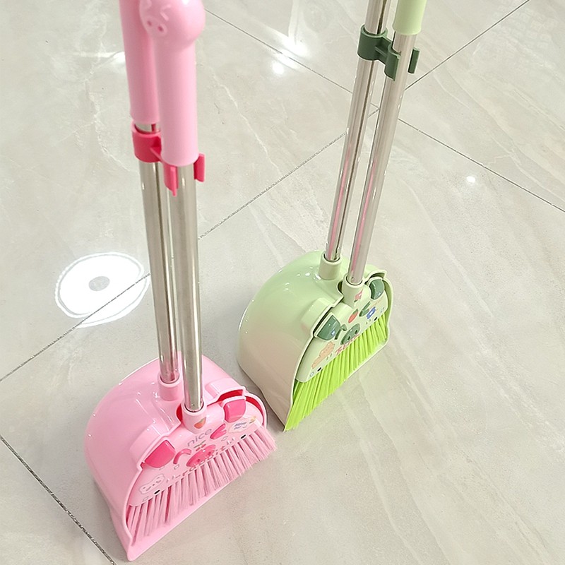 可爱卡通扫把簸箕套装笤帚扫帚垃圾儿童家用扫把