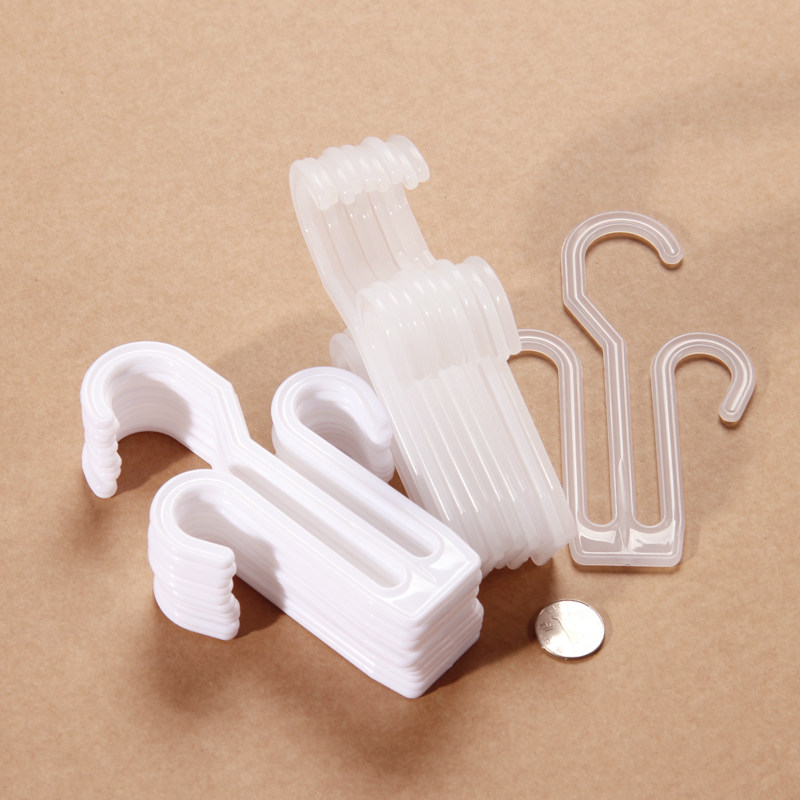 拖鞋挂钩超市鞋钩货架展示塑料人字挂钩