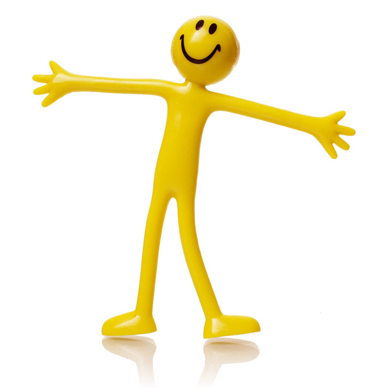 笑脸铁丝小人表情扭曲变形百变公仔有趣减压创意