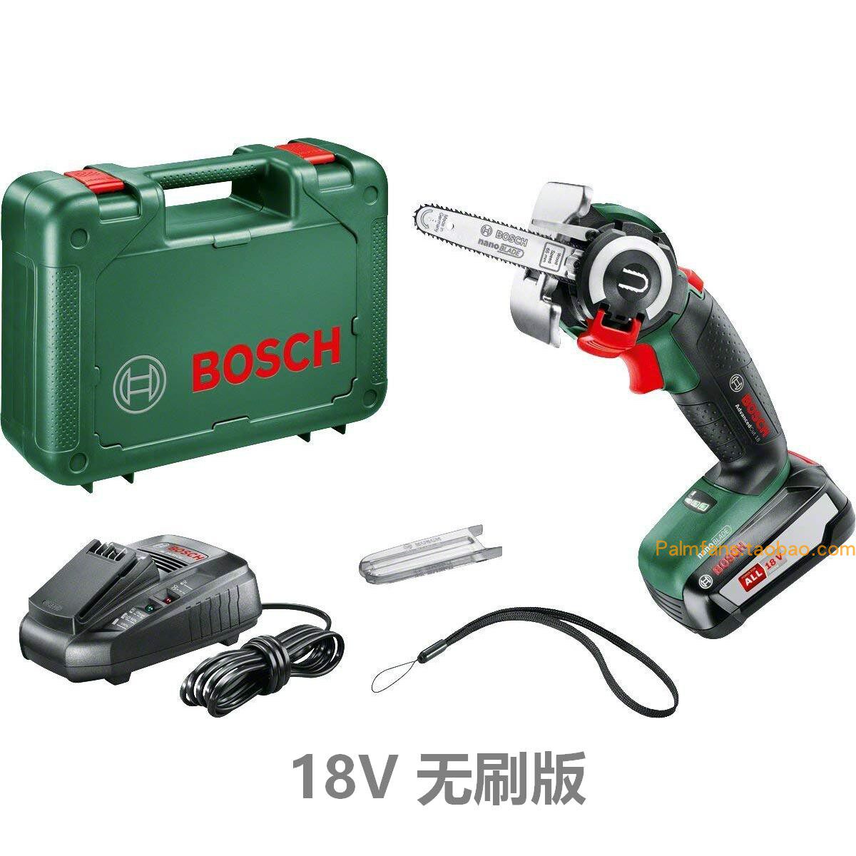 电锯德国boscheasycut12vadvancedcut18vnano迷你充电电链锯