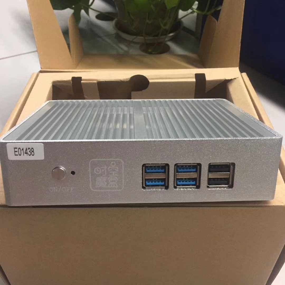 主机i3迷你酷睿4010u微型电脑工控一体机diy一体机