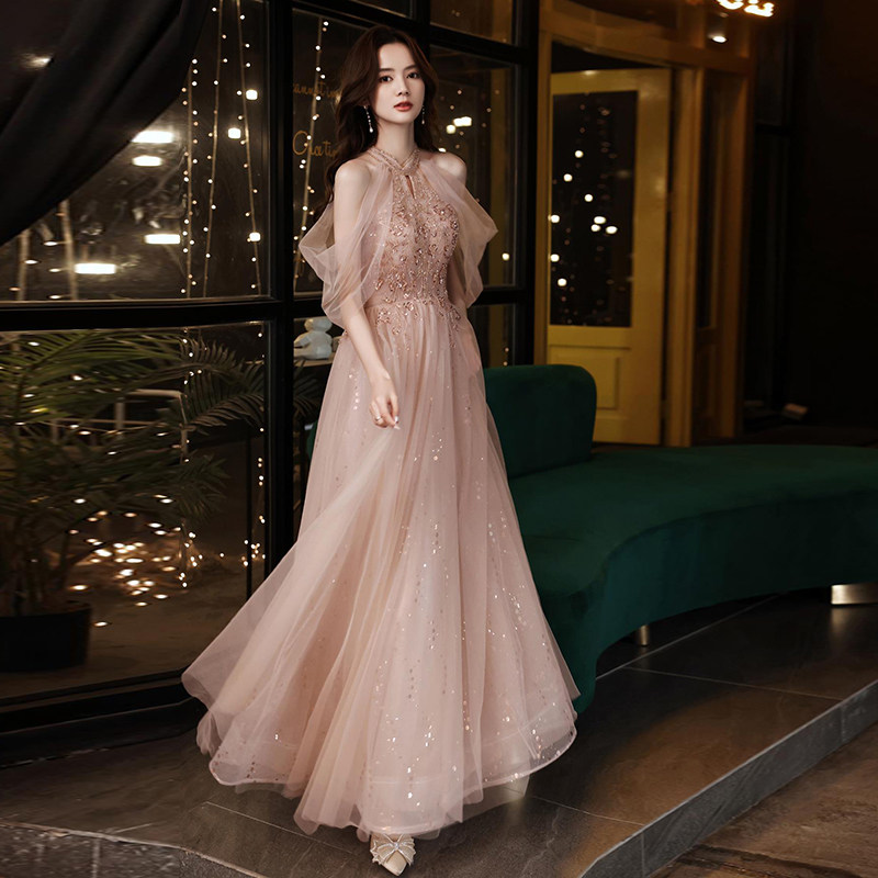 高端法式高级感2022新款宴会晚礼服