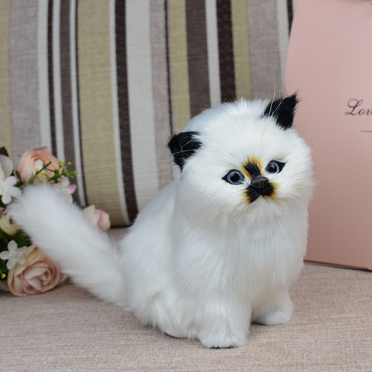 仿真猫咪假猫毛绒玩具布偶儿童认知生日礼物摄影毛绒布艺类玩具