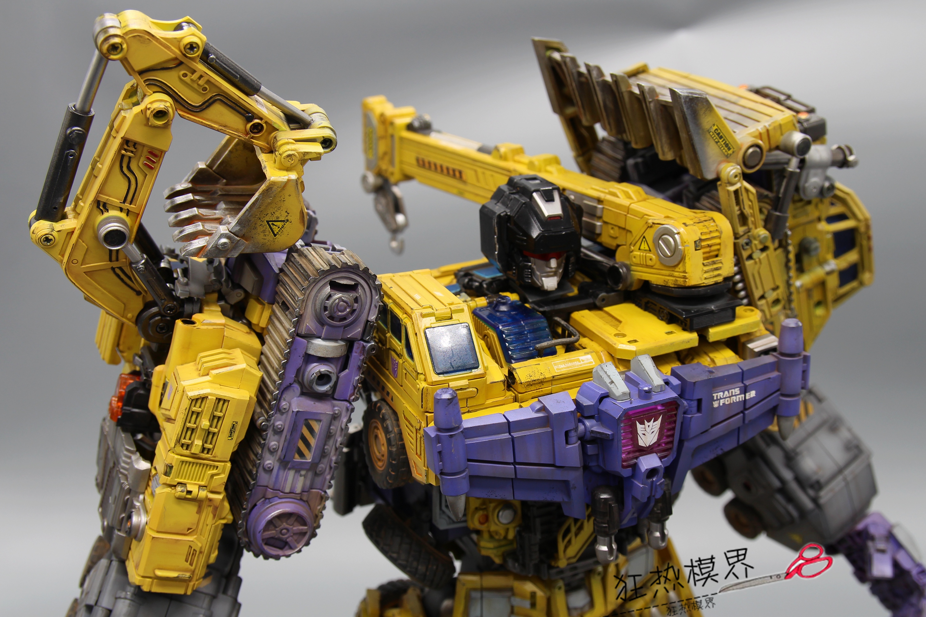 g2色 重涂代工 狂热模界 gt大力神 精美旧化细节 变形金刚 - 痕风的起