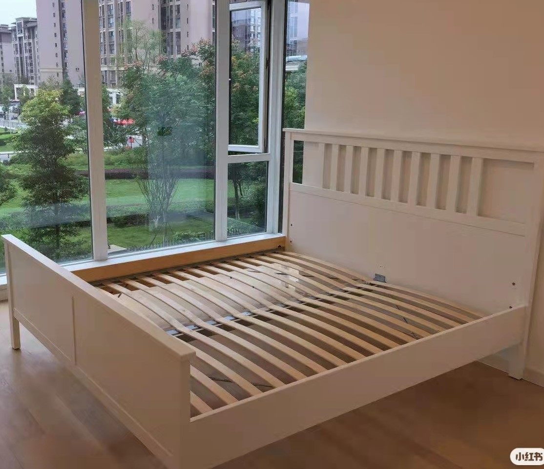木床床架国内宜家代购汉尼斯实木普通双人双人床床架