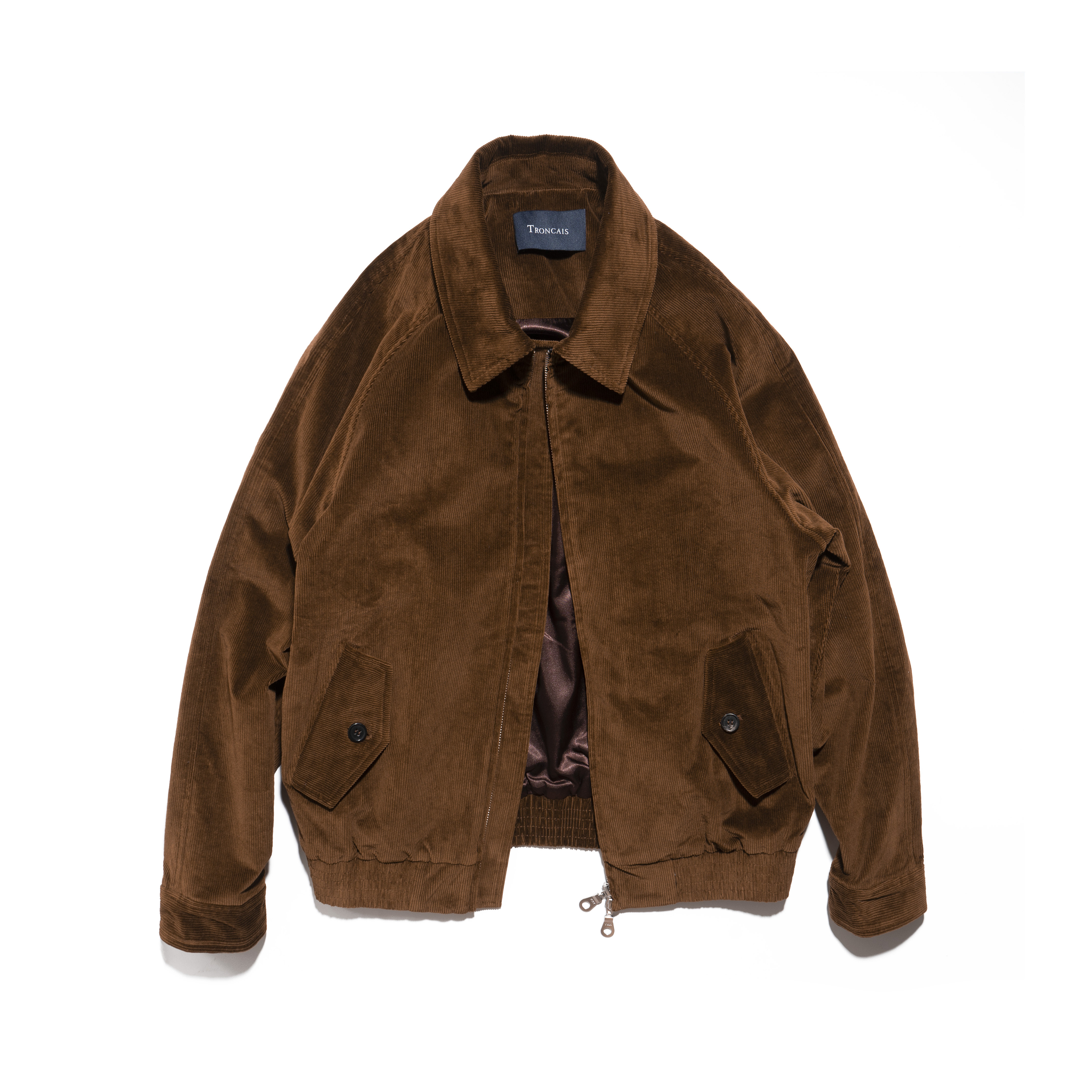 troncais日制灯芯绒哈灵顿灵顿夹克夹克