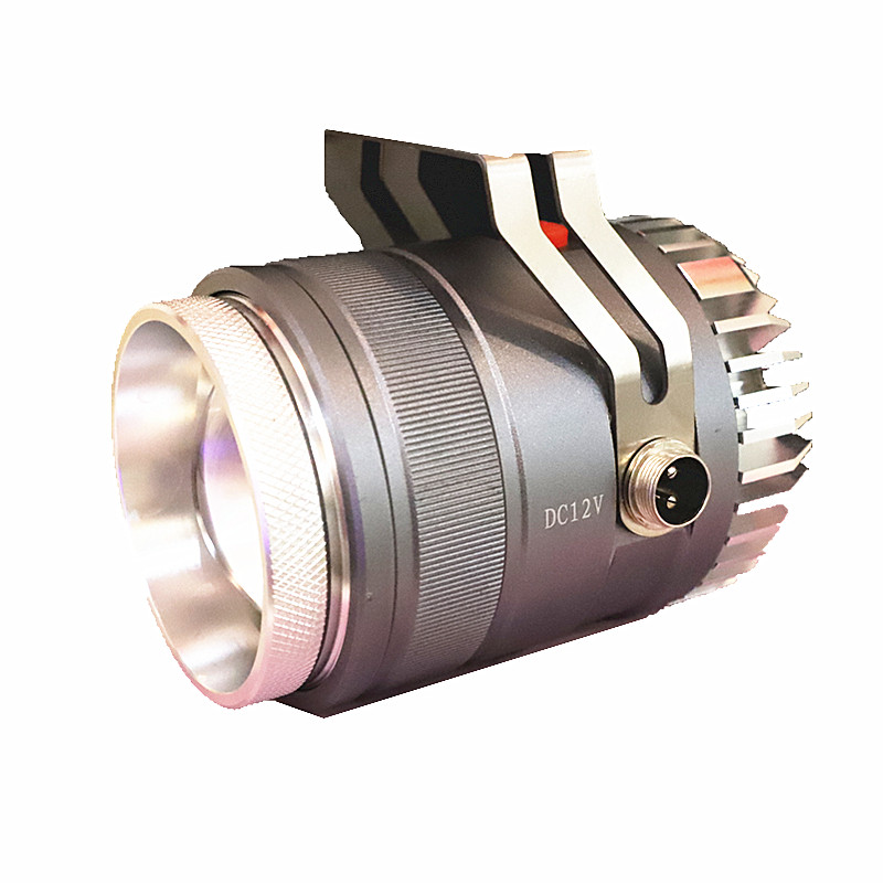 夜钓灯激光炮钓鱼灯 12v蓝白黄大功率诱鱼 黑坑超亮氙气野钓led灯