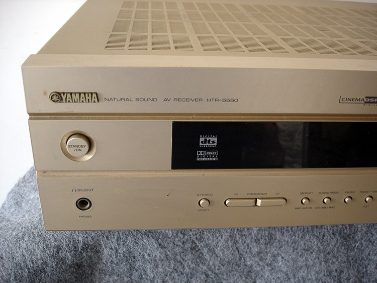 二手原装进口雅马哈htr5550光纤同轴dts家庭影院功放机可蓝功放