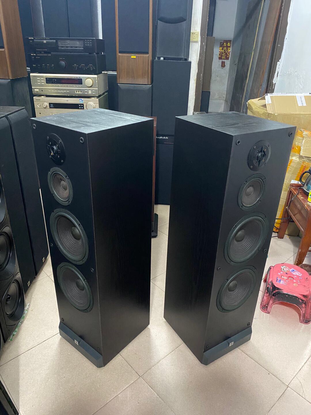 二手原装进口jblxe58寸低音落地音箱家用家庭影院hifi音箱